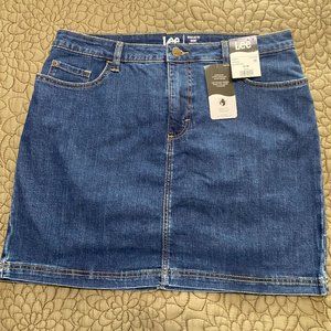 Lee Denim Mid-Rise Skort, NWT, Size 14